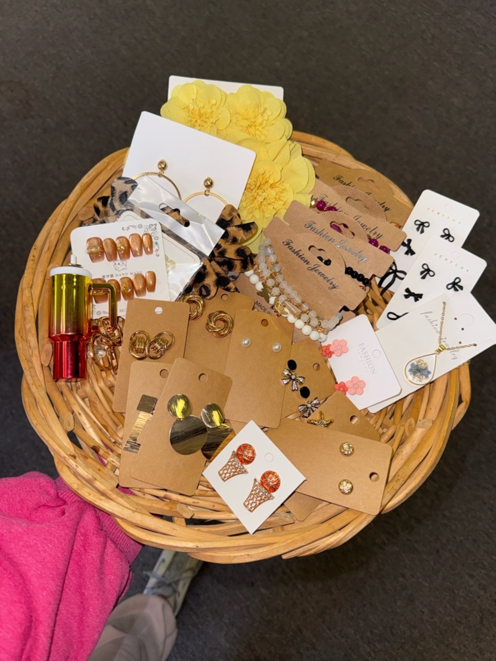 Assorted Fashion Jewelry Lot -(3 random mystery items)